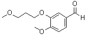 CAS # 172900-75-3, 3-(3-Methoxypropoxy)-4-methoxybenzaldehyde, 4-Methoxy-3-(3-methoxypropoxy)benzaldehyde