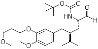 structure of CAS# 172900-83-3, [(1S,3S)-3-[3-(3-甲氧基丙氧基)-4-甲氧基苄基]-1-醛基-4-甲基戊基]氨基甲酸叔丁酯
