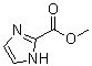 structure of CAS# 17334-09-7, 1H-Imidazole-2-carboxylic acid methyl ester