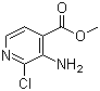 structure of CAS# 173435-41-1, 3-氨基-2-氯异烟酸甲酯