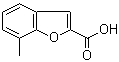 structure of CAS# 17349-64-3, 7-甲基-2-苯并呋喃羧酸