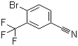 structure of CAS# 1735-53-1, 3-三氟甲基-4-溴苯腈