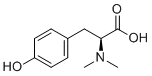 structure of CAS# 17350-74-2, (2S)-2-(二甲基氨基)-3-(4-羟基苯基)丙酸