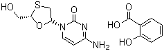structure of CAS# 173522-96-8, 水杨酸拉米呋啶