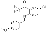 structure of CAS# 173676-54-5, N-(4-甲氧基苄基)-4-氯-2-三氟乙酰苯胺