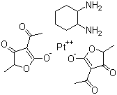 CAS # 173903-27-0, TRK-710, Platinum(+2) (5S)-3-acetyl-5-methyl-4-oxofuran-2-olate cyclohexane-1,2-diamine