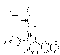 structure of CAS# 173937-91-2, 阿曲生坦