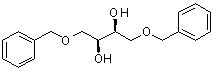 structure of CAS# 17401-06-8, 1,4-二-O-苄基-L-苏糖醇