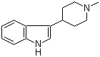 structure of CAS# 17403-07-5, 3-(N-甲基哌啶基)吲哚