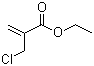 2-(氯甲基)丙烯酸乙酯分子结构 (CAS 17435-77-7)