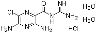 structure of CAS# 17440-83-4, 盐酸阿米洛利二水合物