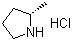 structure of CAS# 174500-74-4, (S)-2-甲基吡咯烷盐酸盐