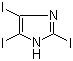 structure of CAS# 1746-25-4, 2,4,5-Triiodoimidazole