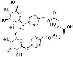 structure of CAS# 174972-80-6, 巴利森苷 C