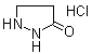 structure of CAS# 1752-88-1, 3-吡唑烷酮盐酸盐