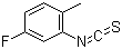 structure of CAS# 175205-39-7, 5-氟-2-甲基苯基异硫氰酸酯