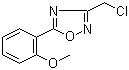CAS # 175205-61-5, 3-(Chloromethyl)-5-(2-methoxyphenyl)-1,2,4-oxadiazole