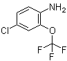 structure of CAS# 175205-77-3, 4-Chloro-2-trifluoromethoxyaniline
