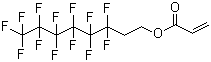 structure of CAS# 17527-29-6, 1H,1H,2H,2H-Perfluorooctyl acrylate