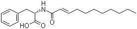 CAS 登录号：175357-18-3, 十一碳烯酰基苯丙氨酸, N-(1-氧代-10-十一碳烯基)-L-苯丙氨酸