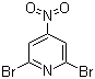 structure of CAS# 175422-04-5, 2,6-二溴-4-硝基吡啶
