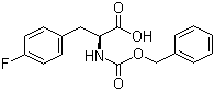 N-Carbobenzoxy-4-fluoro-L-phenylalanine molecular structure (CAS 17543-58-7)