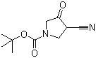 structure of CAS# 175463-32-8, 1-Boc-3-氰基-4-吡咯烷酮