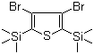 CAS 登录号：175658-90-9, 2,5-双(三甲基硅基)二溴噻吩