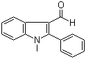 structure of CAS# 1757-72-8, 1-甲基-2-苯基吲哚-3-甲醛