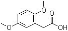 structure of CAS# 1758-25-4, 2,5-二甲氧基苯基乙酸
