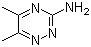 structure of CAS# 17584-12-2, 5,6-二甲基-1,2,4-三嗪-3-胺