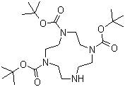 structure of CAS# 175854-39-4, 1,4,7-三叔丁氧羰基-1,4,7,10-四氮杂环十二烷