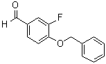 structure of CAS# 175968-61-3, 3-氟-4-苄氧基苯甲醛