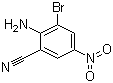 structure of CAS# 17601-94-4, 2-Amino-3-bromo-5-nitrobenzonitrile