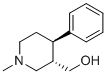 structure of CAS# 176022-03-0, [(3S,4R)-1-甲基-4-苯基-3-哌啶基]甲醇