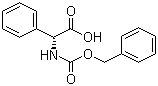 structure of CAS# 17609-52-8, Cbz-D-(-)-Phenylglycine