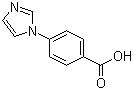 structure of CAS# 17616-04-5, 4-(1H-咪唑-1-基)苯甲酸