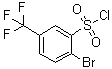 structure of CAS# 176225-08-4, 2-溴-5-(三氟甲基)苯磺酰氯