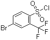 structure of CAS# 176225-10-8, 4-溴-2-(三氟甲基)苯磺酰氯
