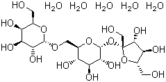 structure of CAS# 17629-30-0, D(+)-Raffinose pentahydrate