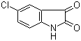 structure of CAS# 17630-76-1, 5-Chloroisatin