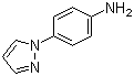 structure of CAS# 17635-45-9, 4-(1H-吡唑-1-基)苯胺
