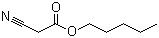 Pentyl cyanoacetate molecular structure (CAS 17686-39-4)