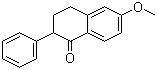CAS 登录号：1769-84-2, 6-甲氧基-2-苯基四氢萘酮