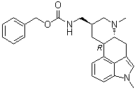 CAS # 17692-51-2, Methergoline, D-[(4,6,6a,7,8,9,10,10a-Octahydro-4,7-dimethyl-10aalpha-indolo[4,3-fg]quinolin-9beta-yl)methyl]carbamic acid benzyl ester, FI 6337, Liserdol, MCE, Metergolin, Metergoline