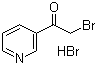 structure of CAS# 17694-68-7, 3-(2-溴乙酰基)吡啶氢溴酸盐