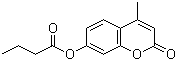 structure of CAS# 17695-46-4, 4-甲基-2-氧代-2H-1-苯并吡喃-7-基丁酸酯