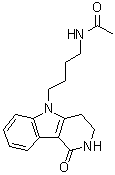 CAS 登录号：1770789-37-1, N-[4-(1,2,3,4-四氢-1-氧代-5H-吡啶并[4,3-b]吲哚-5-基)丁基]乙酰胺