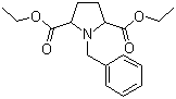 structure of CAS# 17740-40-8, 1-苄基-2,5-吡咯烷二羧酸二乙酯