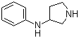 structure of CAS# 17741-13-8, N-苯基吡咯烷-3-胺